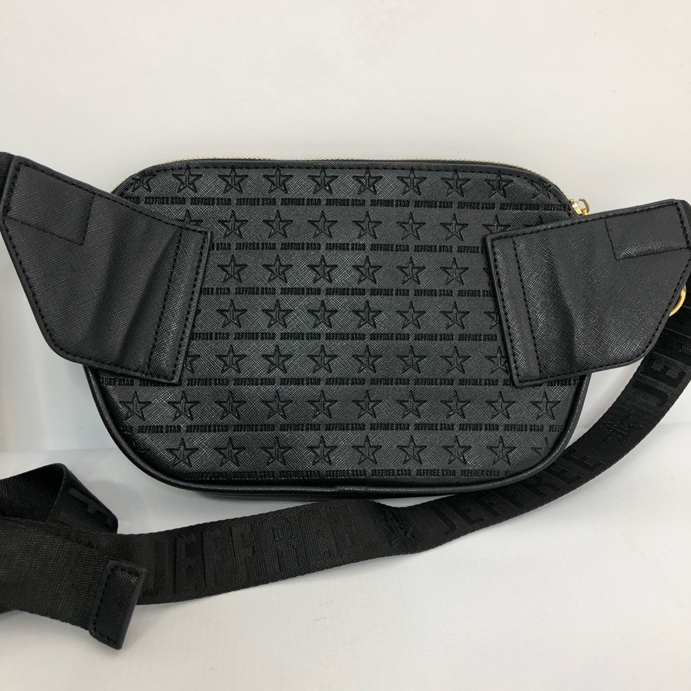 Jeffree Star Crossbody or Waist Black and Gold Bag - Picture 7 of 12